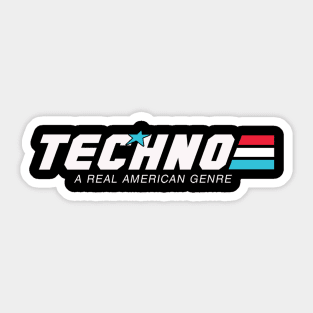 GI Techno Sticker